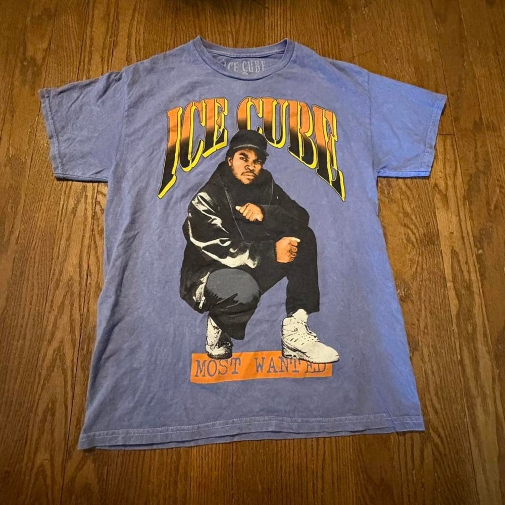 Ice Cube‎ Most Wanted Graphic T-Shirt 2023 Licensed Rap Tee
